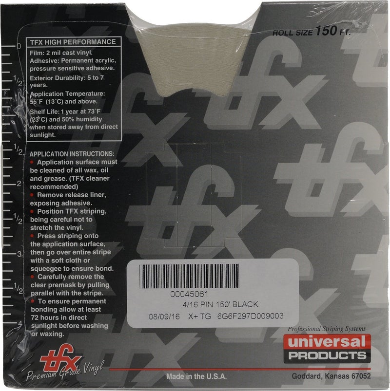 Universal TFX 0004064 - Auto Customizing Dual Pinstripe - 4/16" x 150' (1/8â€ Stripe, 1/16" Gap, Then 1/16â€ Stripe) - 064-Silver Metallic - Image 2